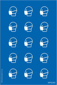 Face covering symbol